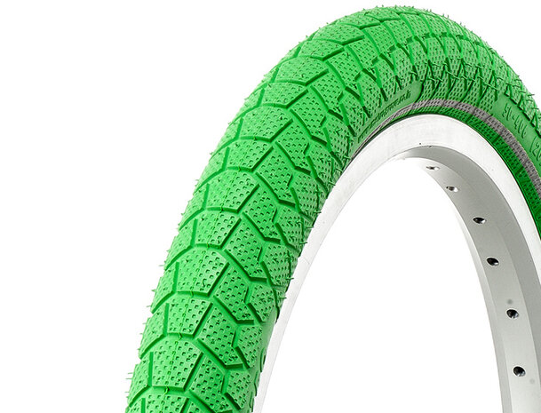 Buitenband Ortem Sparta 20 x 1.95 (50-406) met reflectie groen