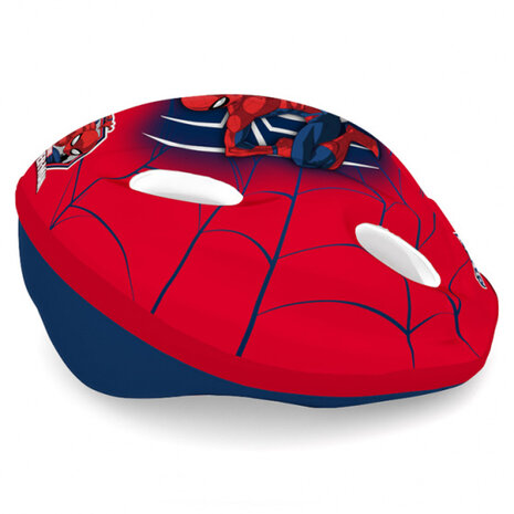 kinderhelm spider-man jongens rood maat 52-56