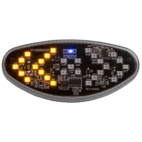 achterlicht knipperend 3,7V oplaadbaar led grijs