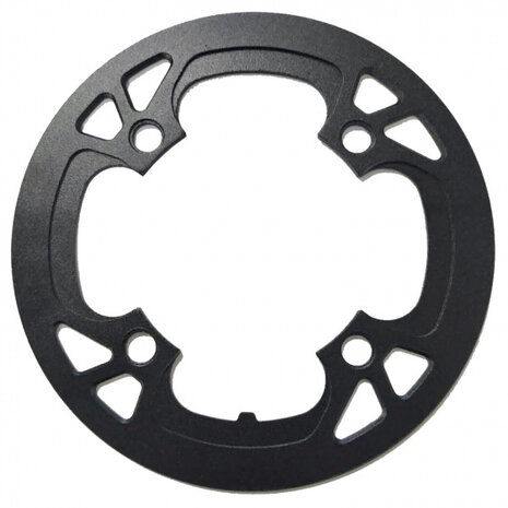 kettingbeschermer e-bike 40T 104 mm aluminium zwart