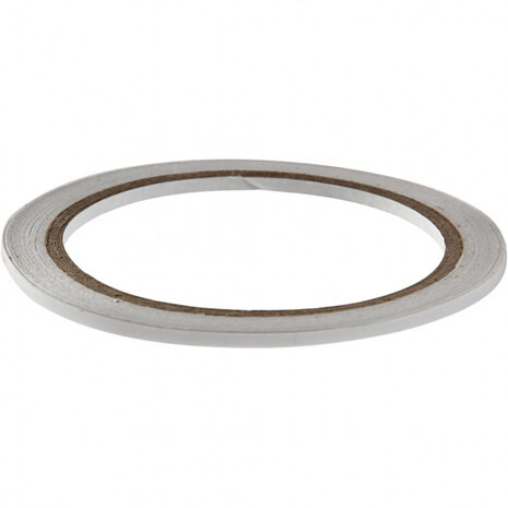 dubbelzijdig klevend tape 10 m x 3 mm zilvergrijs