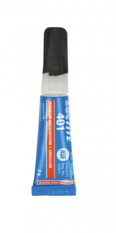 secondelijm 401 blauw 3 gram