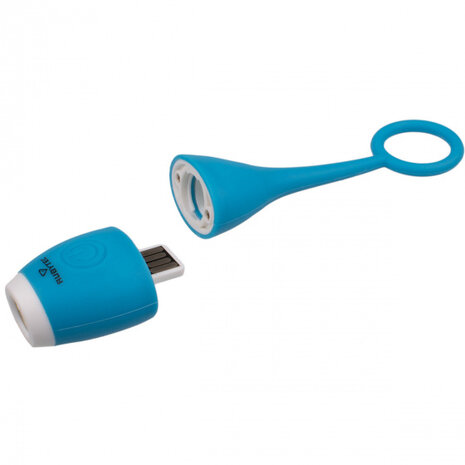 usb-zaklamp Tetra 12 cm ABS oplaadbaar blauw