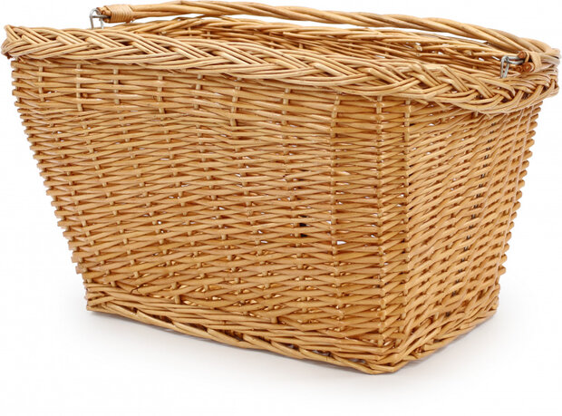 fietsmand voor 45 x 30 x 30/25 cm riet naturel