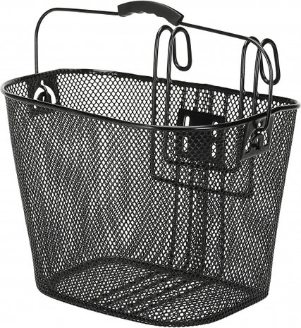 fietsmand voor 13 liter staal zwart