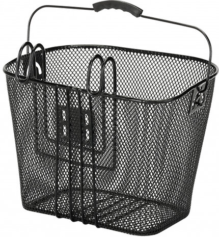 fietsmand voor 13 liter staal zwart