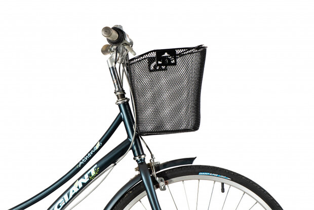 fietsmand voor 13 liter staal zwart