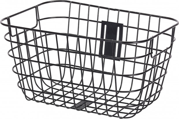 fietsmand voor 26 liter staal zwart