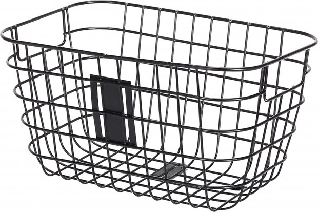 fietsmand voor 26 liter staal zwart