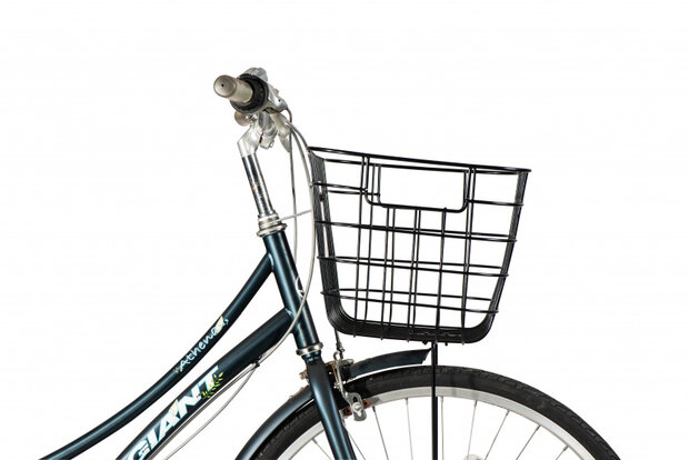fietsmand voor 26 liter staal zwart