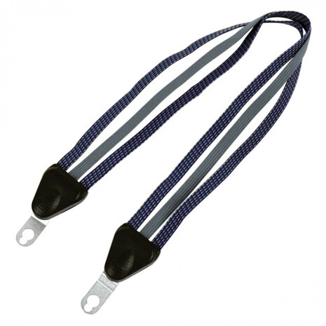 snelbinder 70-135 cm polyester blauw/grijs