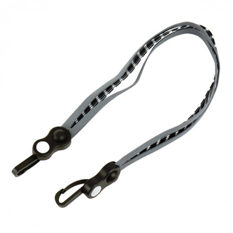 snelbinder 70-110 cm polyester grijs