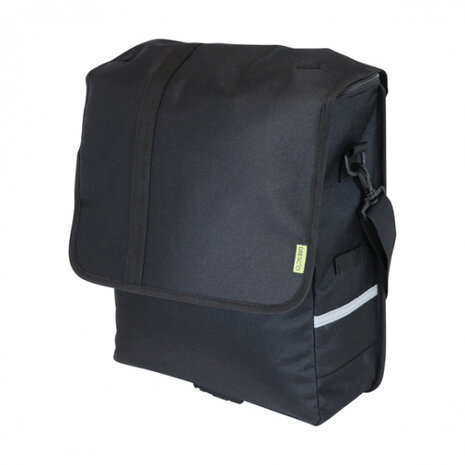 pakaftas/schoudertas 20 liter nylon zwart