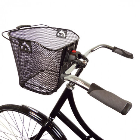 fietsmand voor 13 liter staal zwart