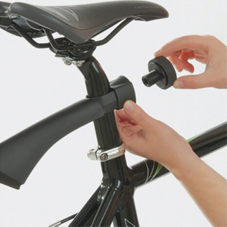 achterspatbord MTB 20-28 inch zwart