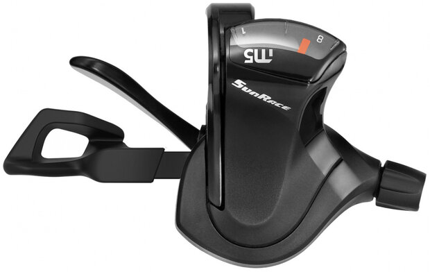 duimversteller DLM503 8V rechts zwart