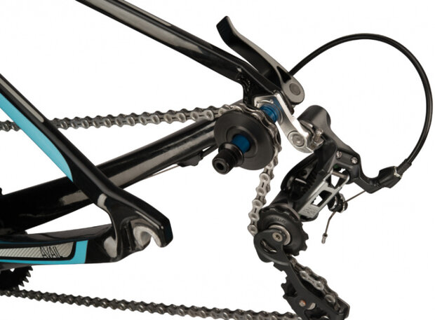 kettinghouder snelspanner DH-1 12 mm zwart/blauw