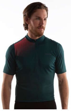 wielershirt Tour Jersey heren polyester donkergroen mt L