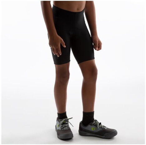 fietsbroek Quest Junior polyester/elastaan zwart mt L