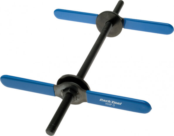 lagerpers HHP-3 balhoofd/trapas 385 mm zwart/blauw