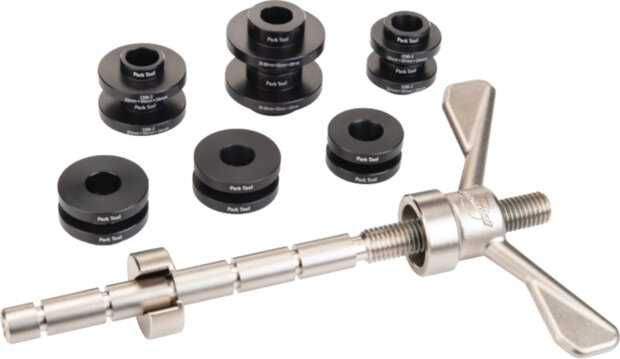 lagerpers BBP-1.2 trapas staal zilver/zwart 13-delig