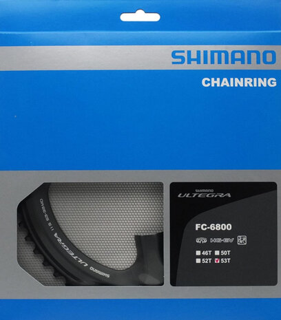 kettingblad Ultegra FC-6800 53T-MD 11S 110 mm zwart