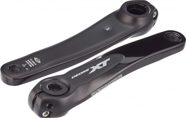 crankset Steps FC-M8050 E-MTB 175 mm zwart