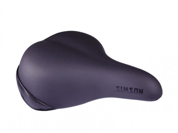 zadel Comfort unisex 254 x 225 mm zwart