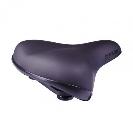 zadel Comfort unisex 254 x 225 mm zwart