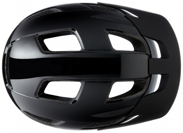 kinderhelm Gekko junior zwart maat 50-56 cm