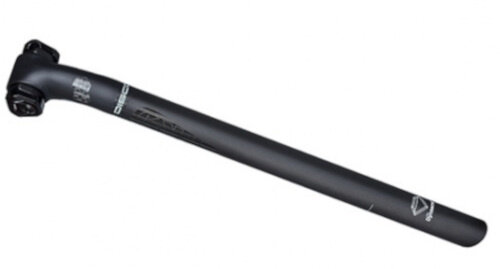 zadelpen Discover vast 31,6 x 400 mm carbon zwart