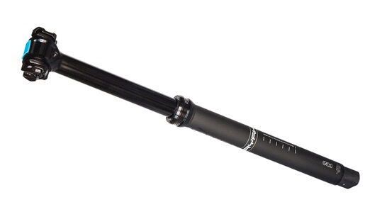 zadelpen Koryak 31,6 x 467 mm aluminium zwart