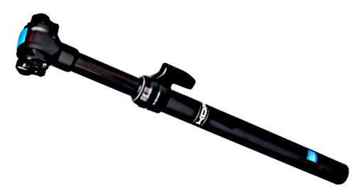 zadelpen Koryak 27,2 x 450 mm aluminium zwart