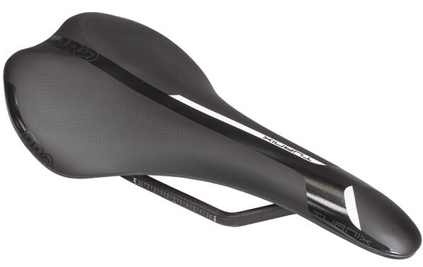 zadel Turnix 152 mm unisex carbon/EVA zwart