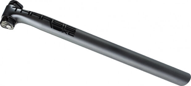 zadelpen Tharsis XC 31,6 mm carbon donkergrijs