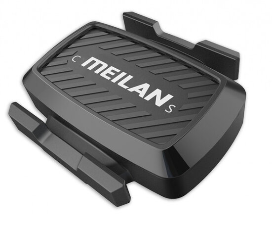 snelheids- en cadanssensor Bluetooth 3,5 x 3 cm zwart