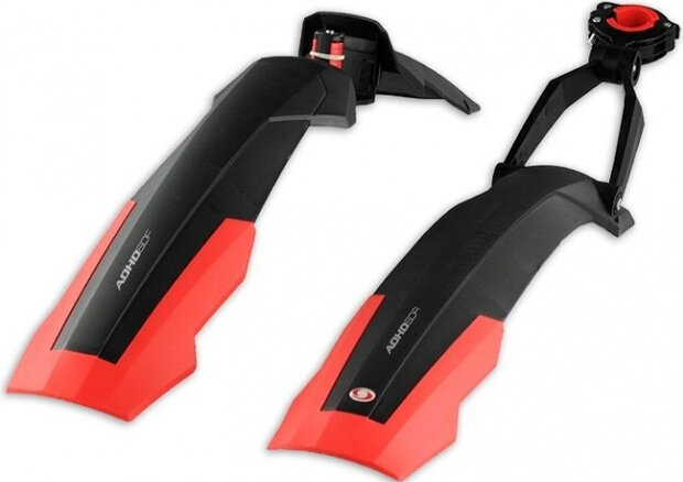 spatbordenset Adhd Short 26-27,5 inch zwart/rood