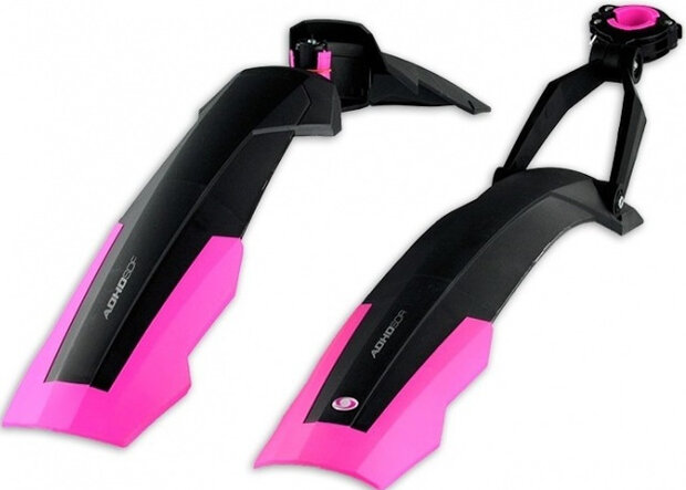spatbordenset Adhd Short 26-27,5 inch zwart/roze