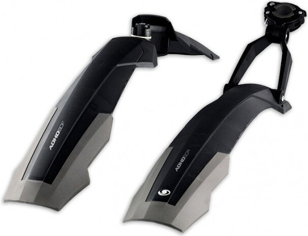 spatbordset Adhd Short 26-27,5 inch zwart/grijs