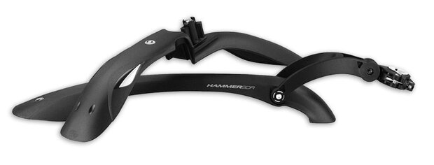 spatbordenset Hammer Pro 24 - 29 inch zwart/wit