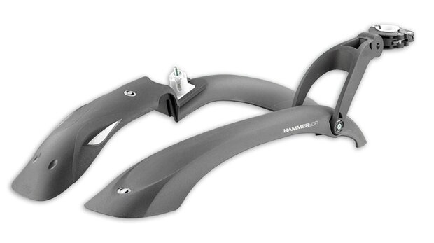spatbordenset Hammer Pro 24 - 29 inch grijs/wit