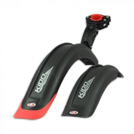 spatbordenset Kido Pro 16 - 18 inch zwart/rood
