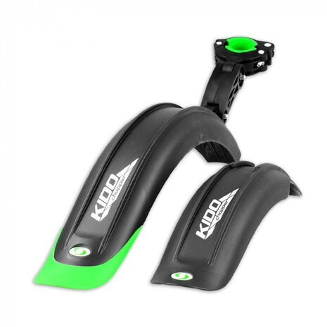 spatbordenset Kido Pro 16 - 18 inch zwart/groen