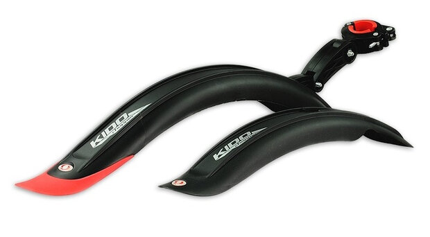 spatbordenset Kido Pro 20 inch zwart/rood