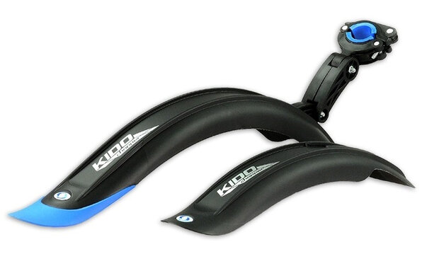 spatbordenset Kido Pro 20 inch zwart/blauw