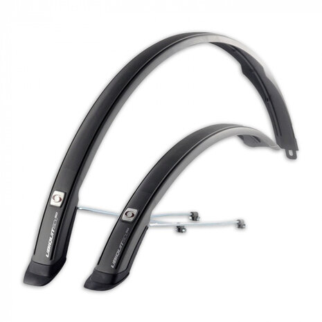 spatbordenset Ubiquit 50 28 inch grijs/zwart