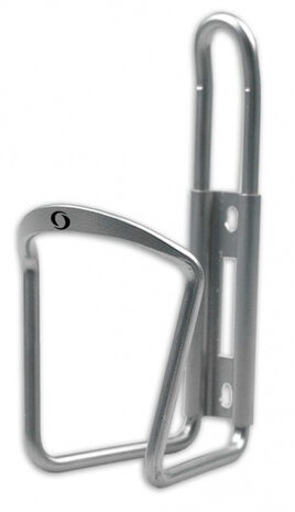 universele bidonhouder Ego 15 x 7,8 cm aluminium zilver