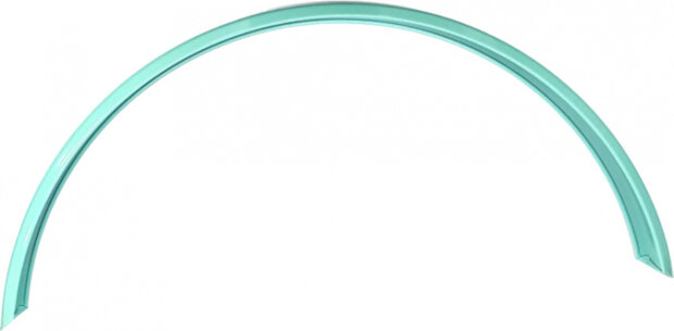 achterspatbord Urban 28 inch 60 mm staal turquoise
