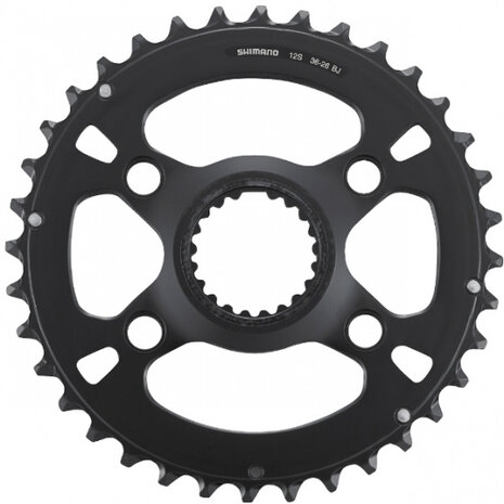 kettingblad SLX FC-M7100 12S 80 mm 36T RVS zwart