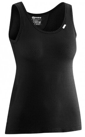 fiets-ondershirt Lo Bike U dames polypropeen zwart mt 34